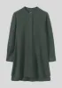 Elena Cotton Linen Tunic Shirt | Dusted Khaki sold by TOAST