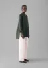 Elena Cotton Linen Tunic Shirt | Dusted Khaki sold by TOAST