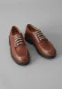 Fracap Leather Postman Shoes | Brown sold by TOAST