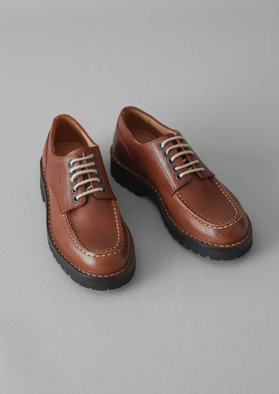 Fracap Leather Postman Shoes | Brown sold by TOAST