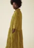 Check Crinkle Cotton Dress | Slate/Pomelo sold by TOAST