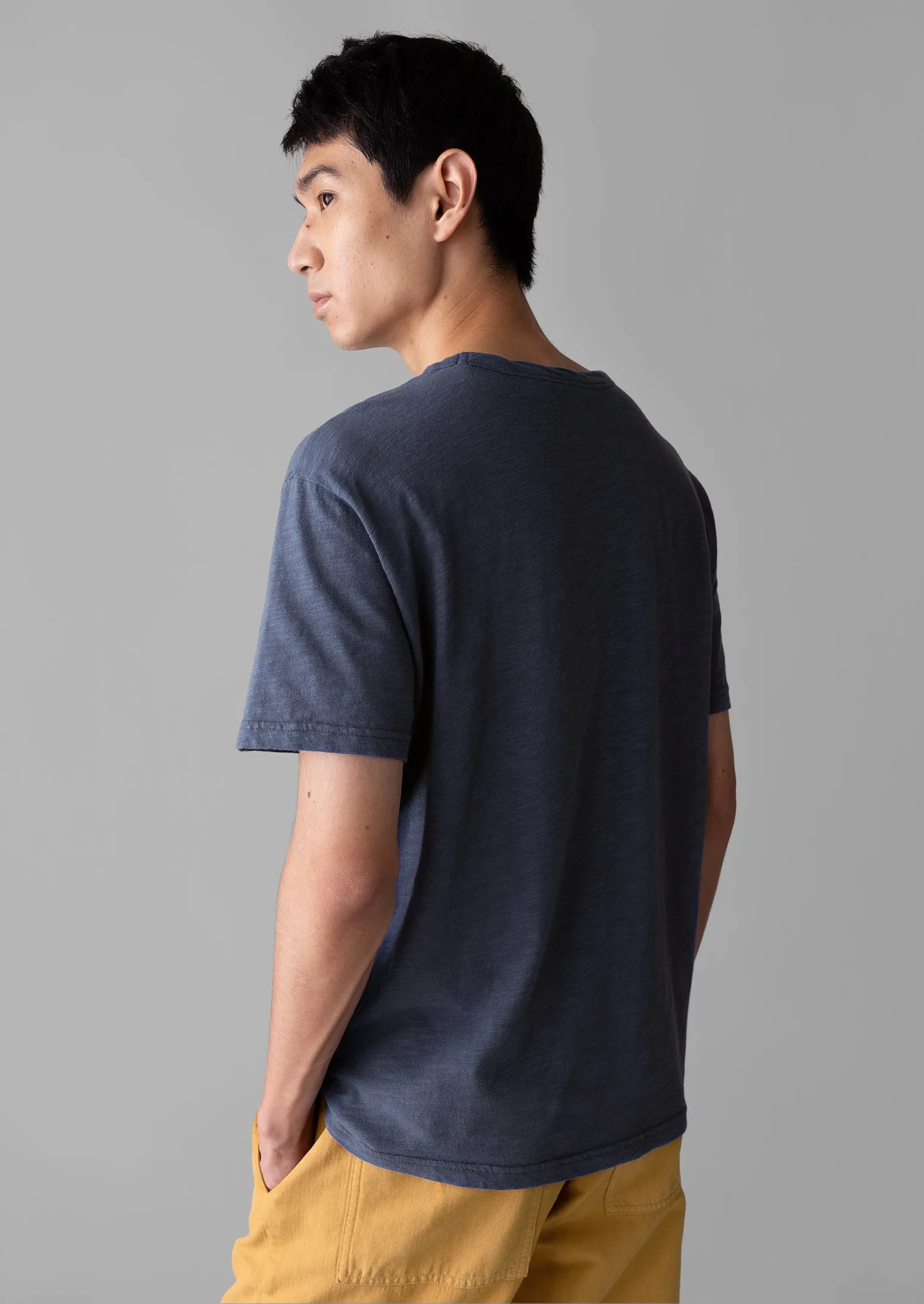 Theo Cotton Short Sleeve Tee | Prussian Blue sold by TOAST product image thumbnail 3