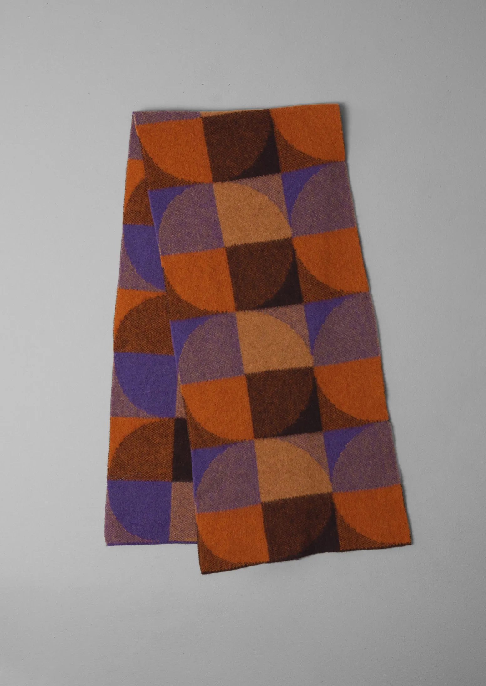 Colour Block Wool Scarf | Ginger Multi sold by TOAST product image thumbnail 5