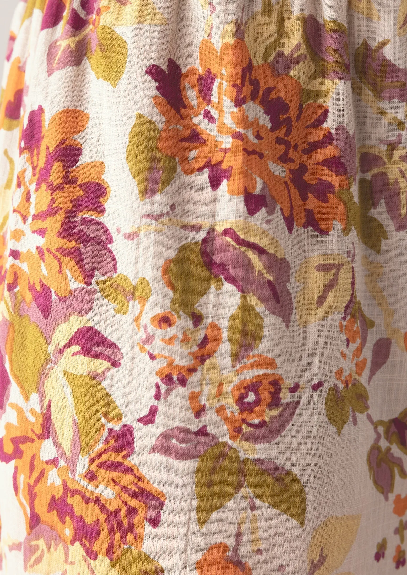 Dahlia Print Organic Cotton Pyjama Trousers | Rose sold by TOAST product image thumbnail 3