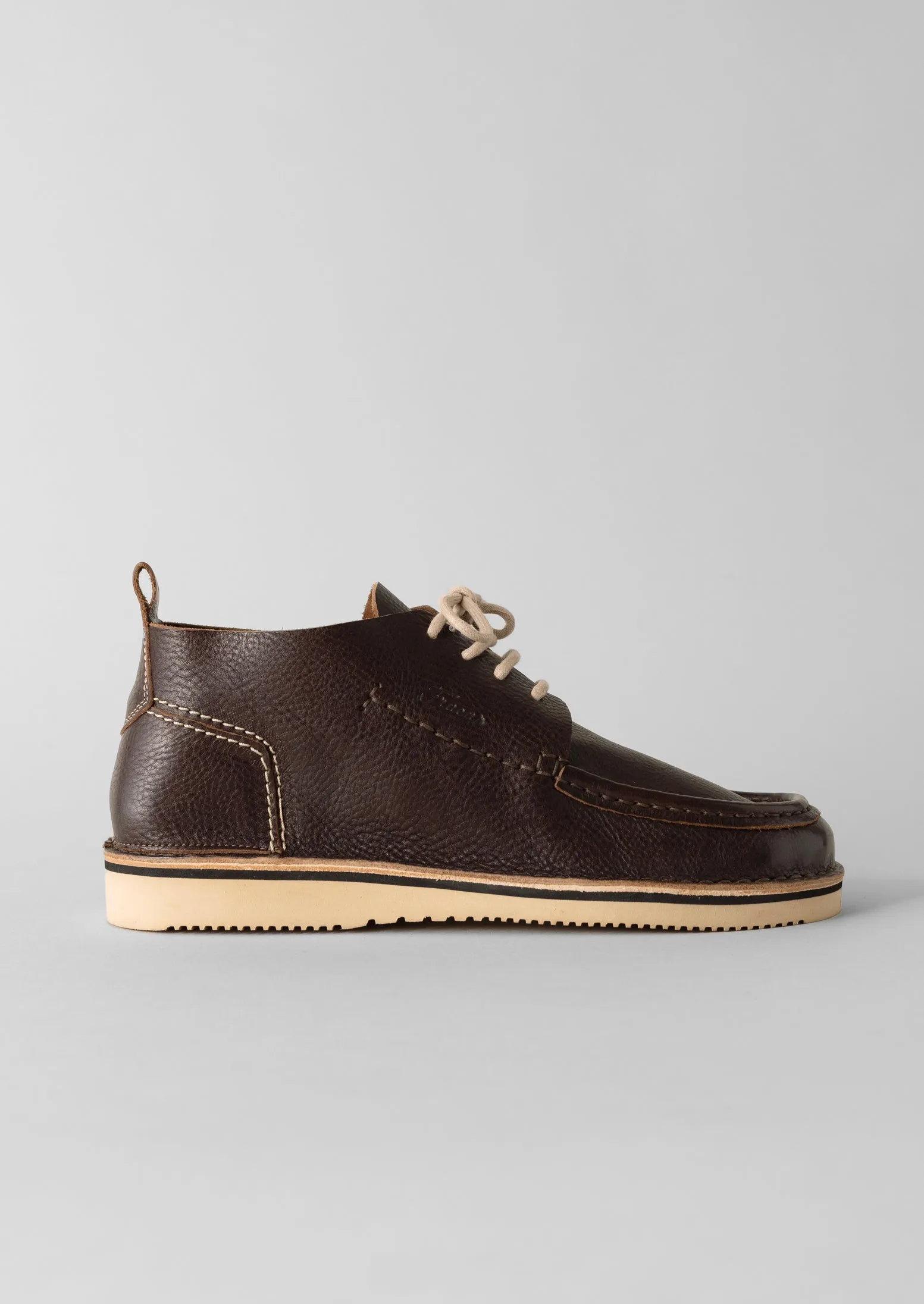 Fracap Leather Camp Shoes | Dark Brown sold by TOAST product image thumbnail 4