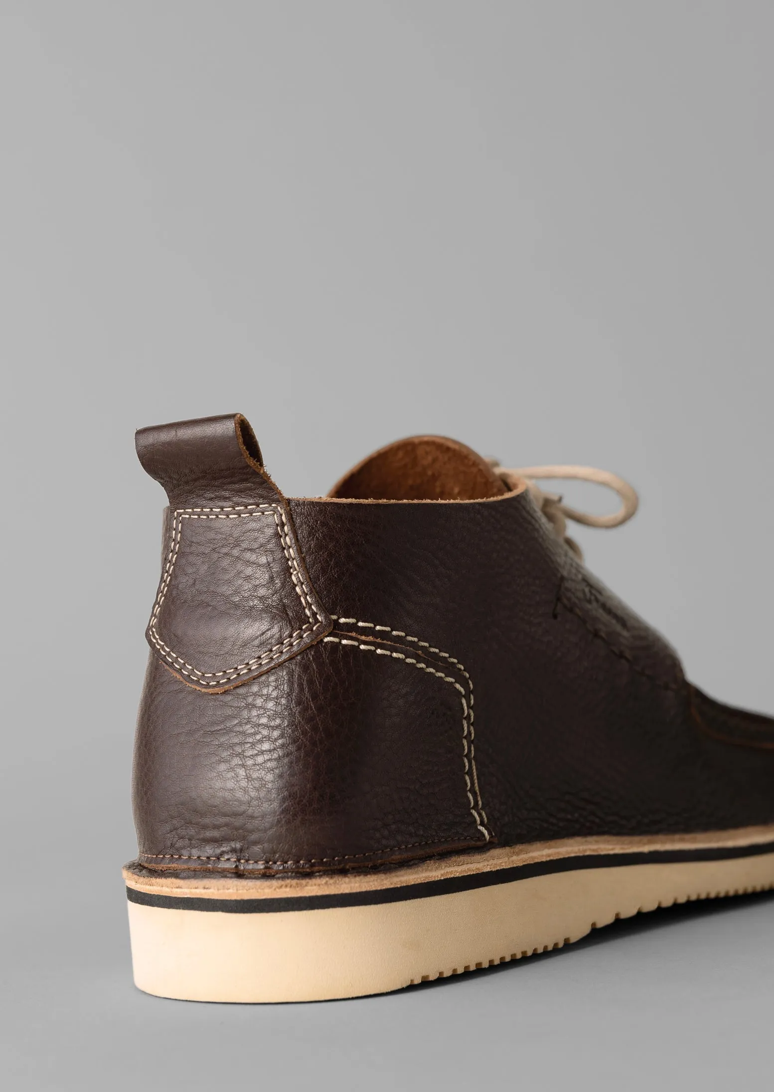 Fracap Leather Camp Shoes | Dark Brown sold by TOAST product image thumbnail 3