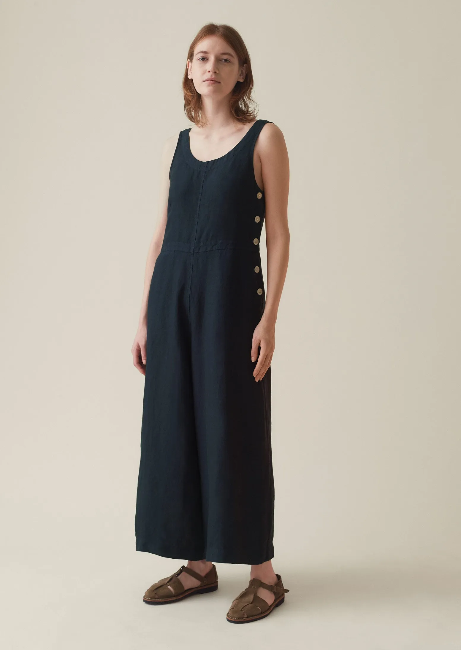 ☆専用☆OHOTORO French Linen Jumpsuit OHOTORO French Linen Jumpsuit