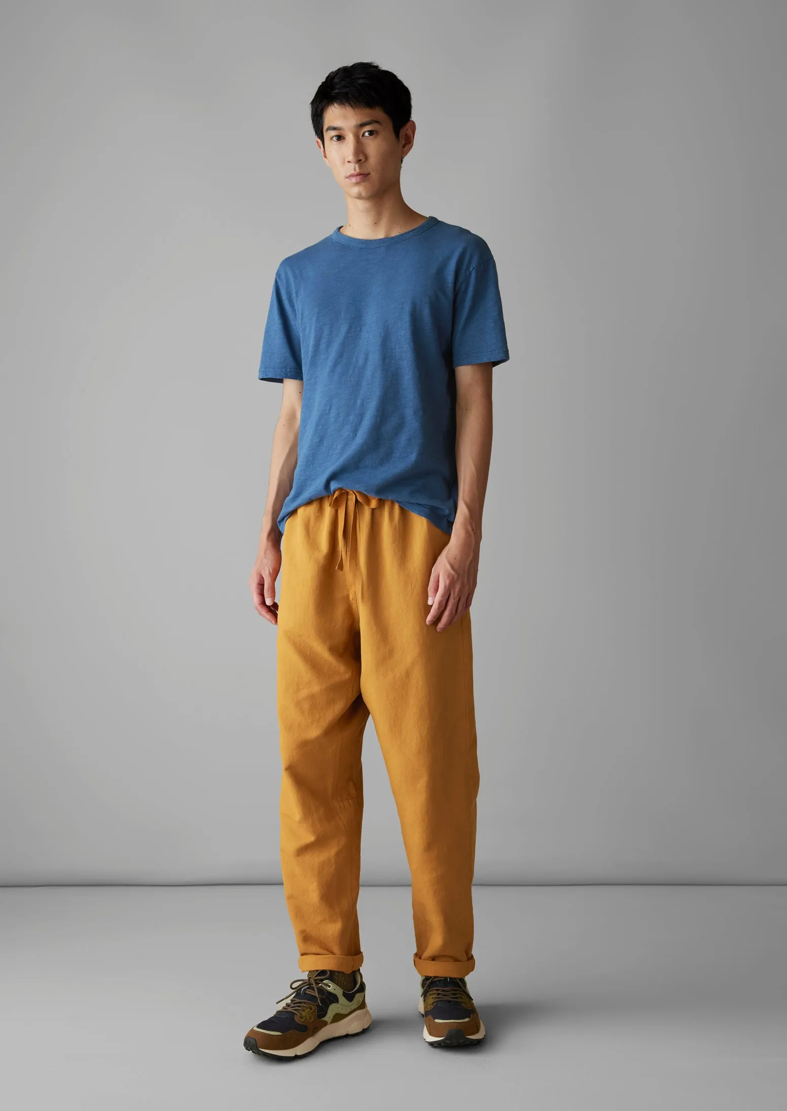 Garment Dyed Herringbone Trousers | Mustard sold by TOAST product image thumbnail 3