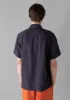Linen Short Sleeve Shirt | Slate sold by TOAST