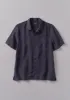 Linen Short Sleeve Shirt | Slate sold by TOAST