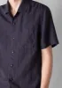 Linen Short Sleeve Shirt | Slate sold by TOAST