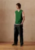Donegal Wool Knitted Tank | Emerald sold by TOAST