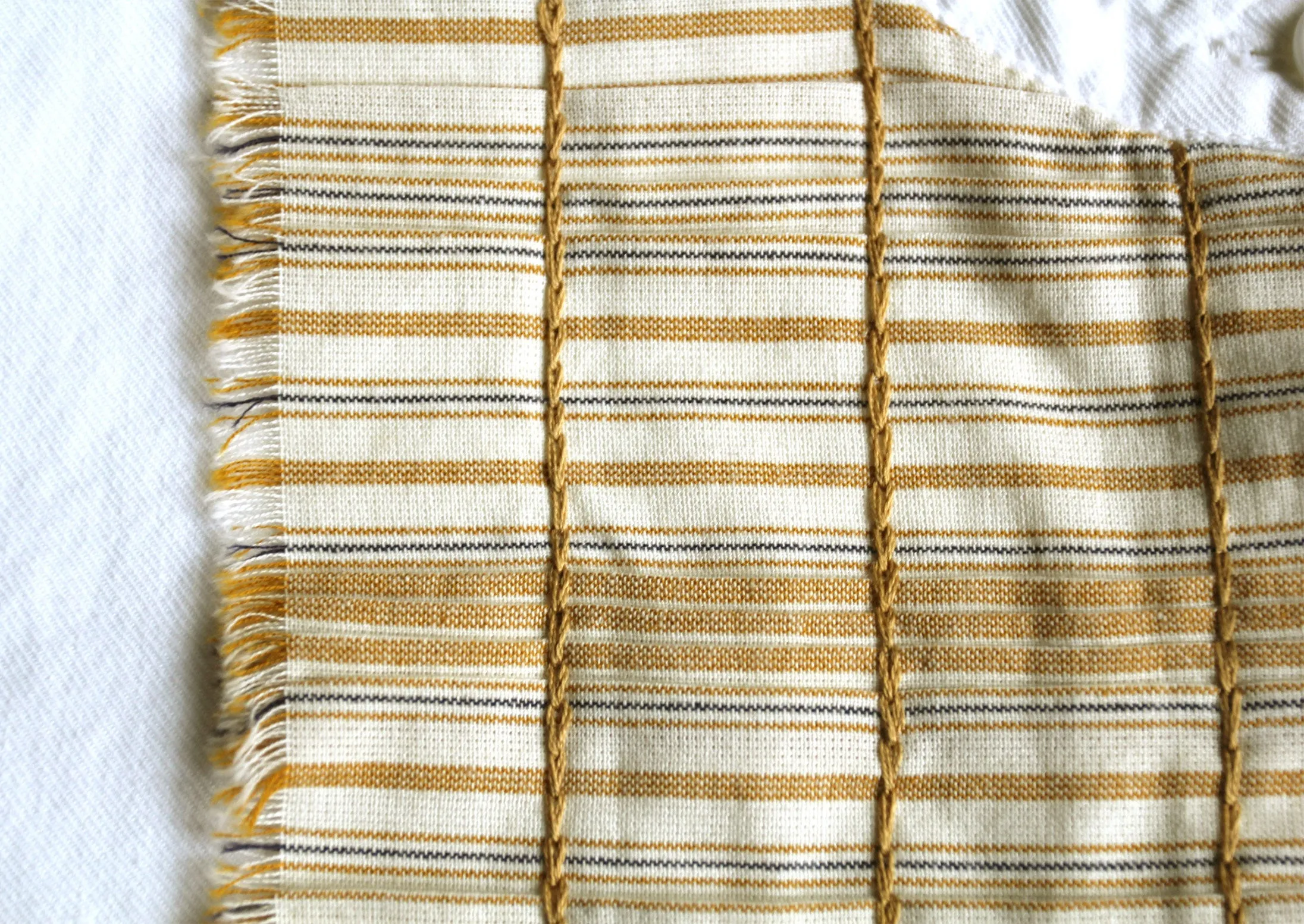 Renewed Tom of Holland Half Placket Cotton Shirt Size 6 | Ecru sold by TOAST product image thumbnail 3