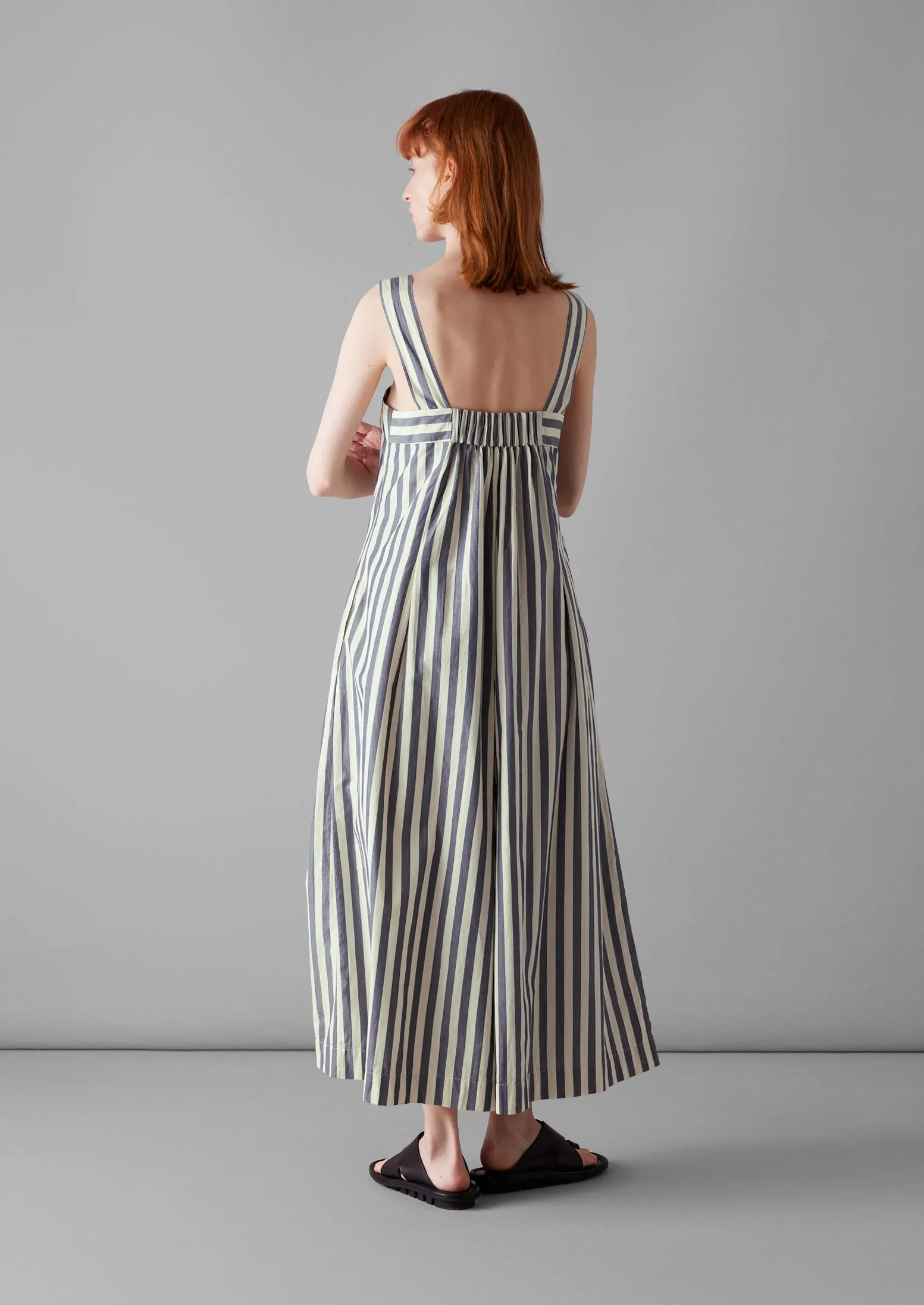 Oyo Stripe Cotton Jumpsuit | Butter sold by TOAST product image thumbnail 4
