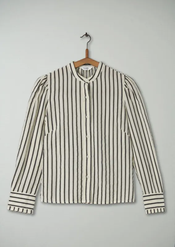 Reworn Victorian Stripe Shirt Size 6 (210) | Multi sold by TOAST
