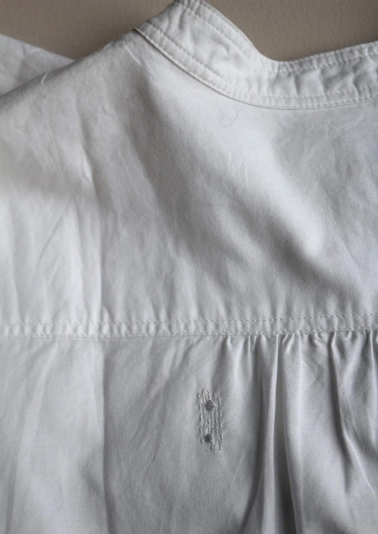 Renewed Cotton Oxford Dress Size 14 | White sold by TOAST product image thumbnail 4