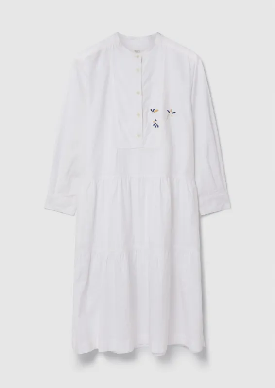 Renewed Cotton Oxford Dress Size 14 | White sold by TOAST