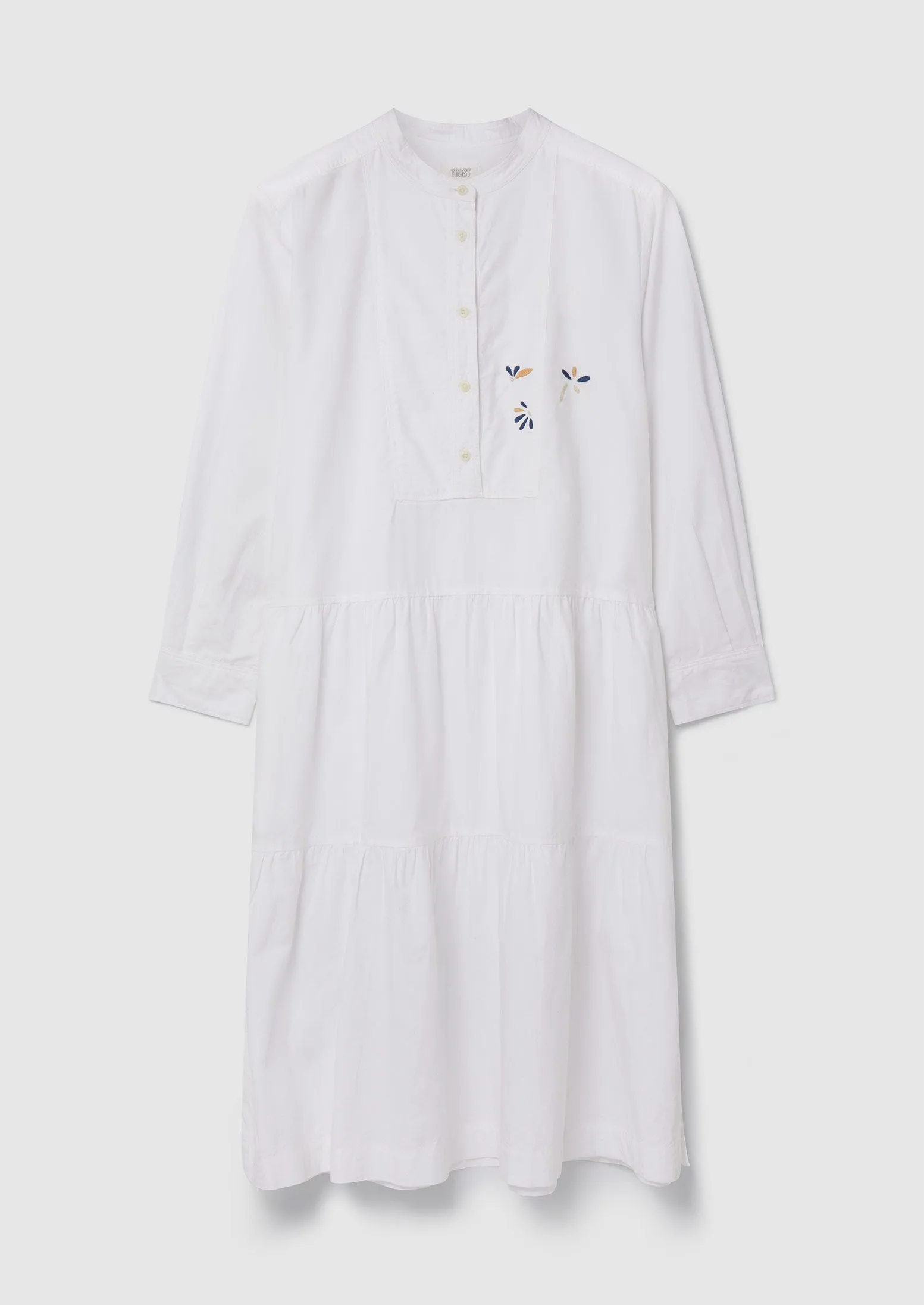 Renewed Cotton Oxford Dress Size 14 | White sold by TOAST