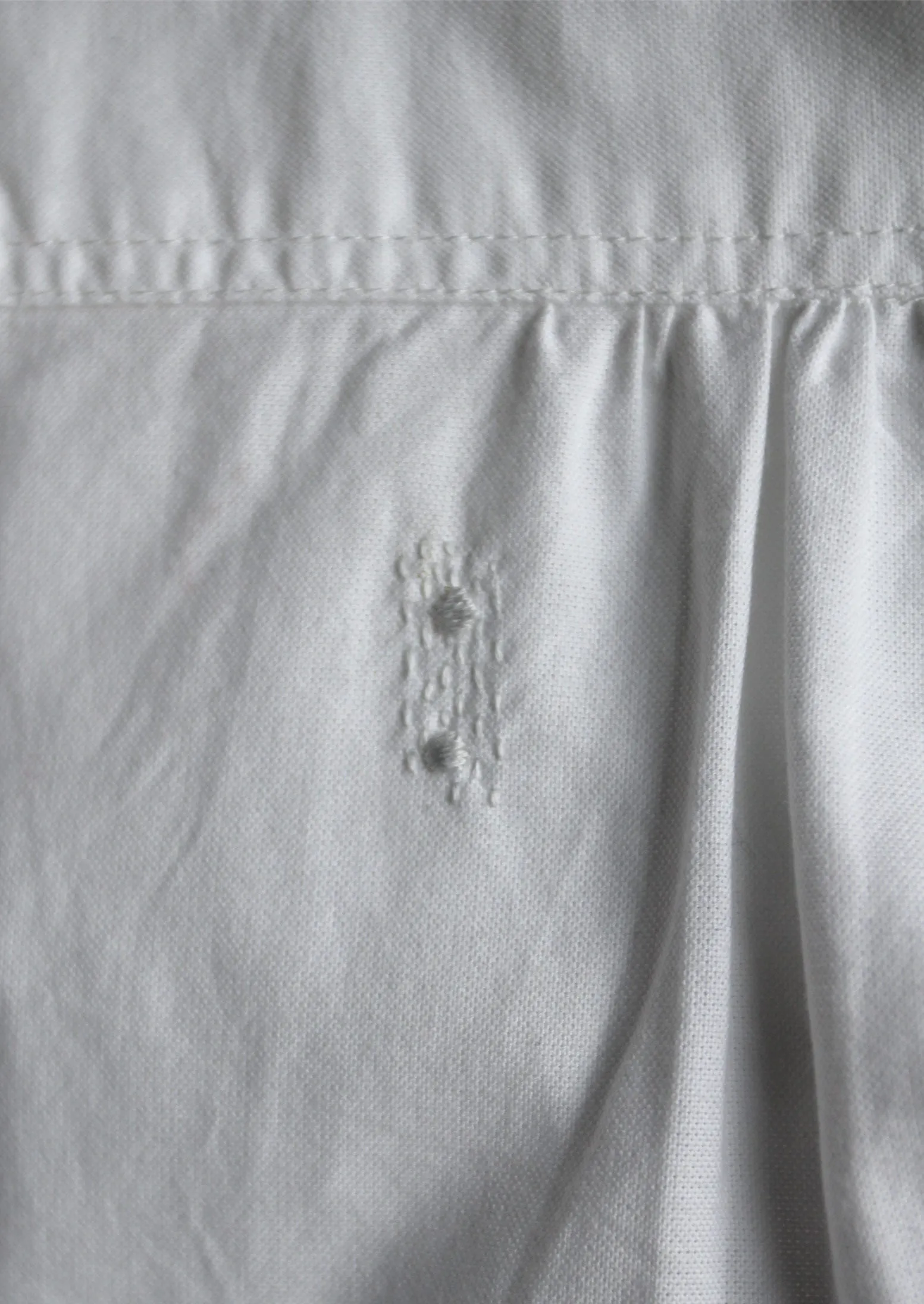 Renewed Cotton Oxford Dress Size 14 | White sold by TOAST product image thumbnail 5