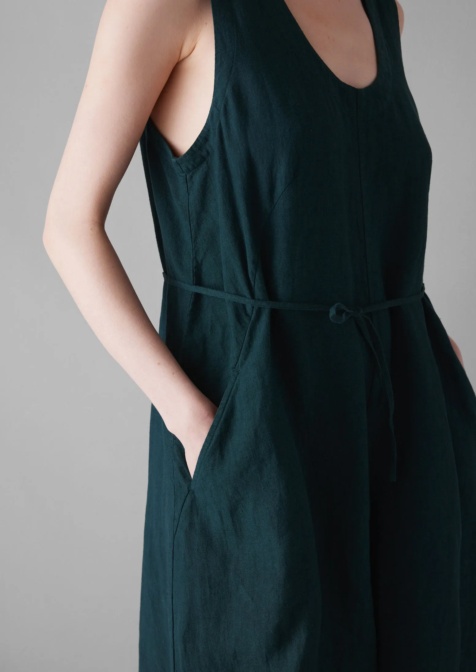 Garment Dyed Linen Short Jumpsuit | Puck sold by TOAST product image thumbnail 5