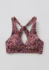 Recycled Grain Print Bikini Top | Plum sold by TOAST