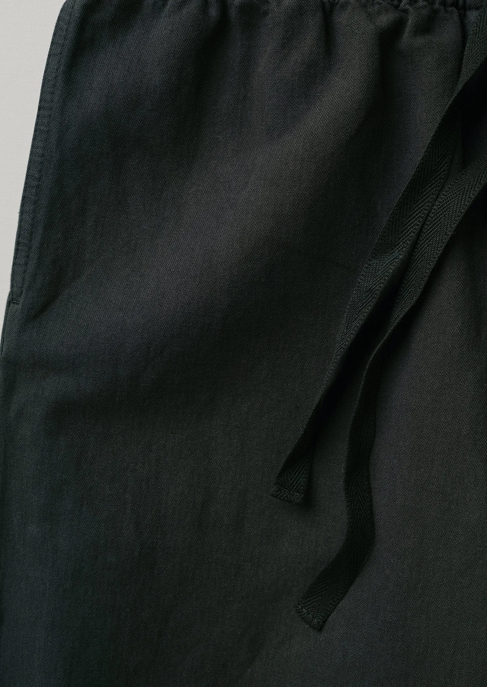 Garment Dyed Herringbone Trousers | Washed Black sold by TOAST product image thumbnail 5