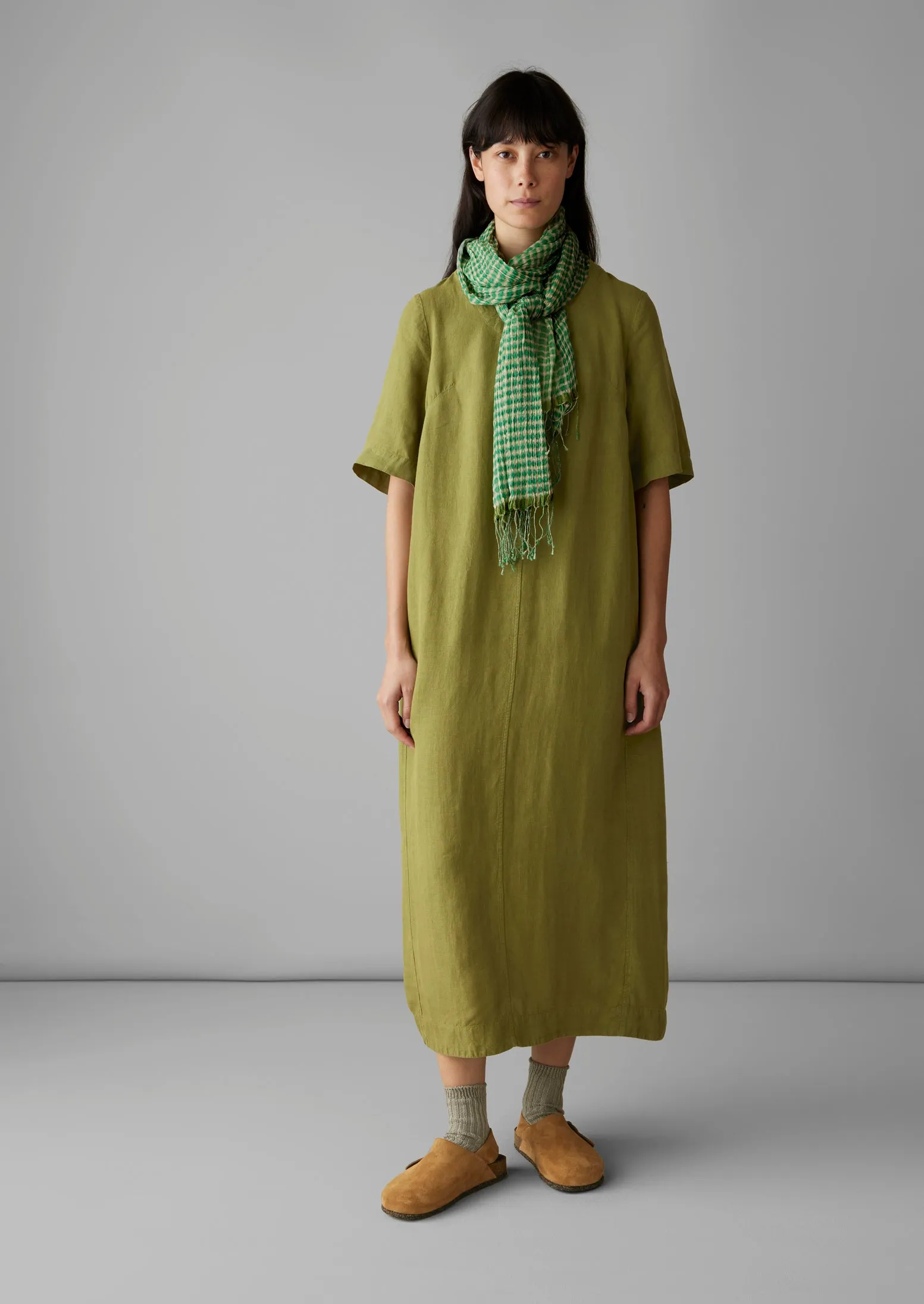 Island Gingham Hand Woven Scarf | Tapioca sold by TOAST product image thumbnail 2