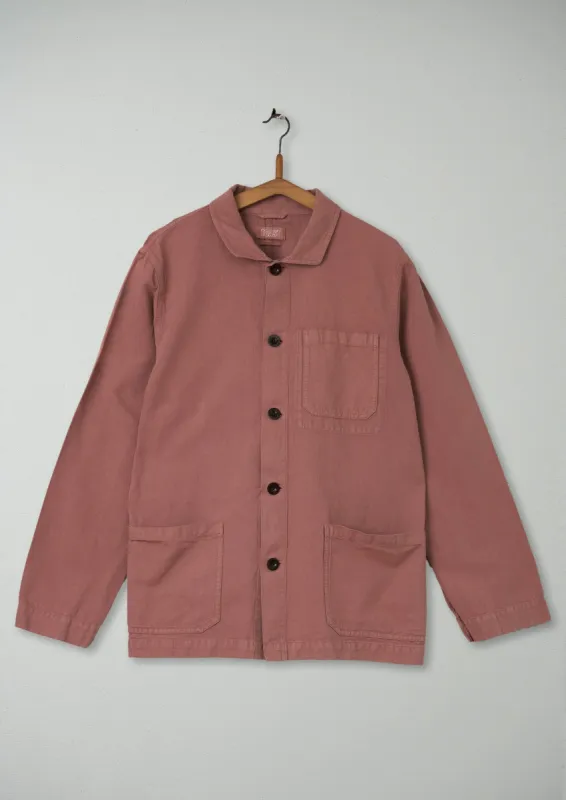Reworn Mens Herringbone Jacket Size L (009) | Dusty Pink sold by TOAST