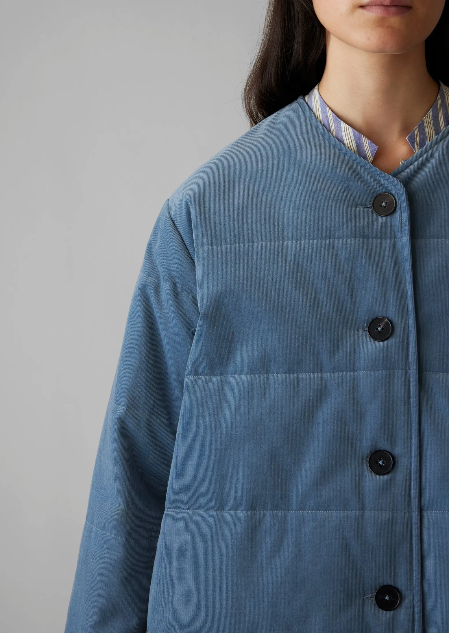 Quilted Needlecord Jacket | Myrtle sold by TOAST product image thumbnail 4