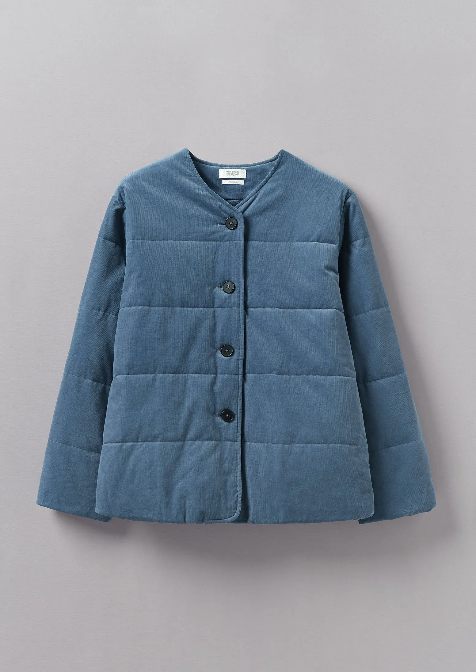Quilted Needlecord Jacket | Myrtle sold by TOAST