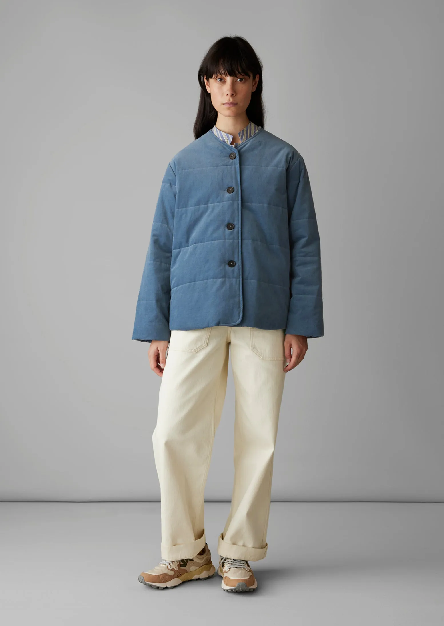 Quilted Needlecord Jacket | Myrtle sold by TOAST product image thumbnail 2