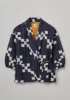 Grid Check Ikat Jacket | Denim Blue/Ecru sold by TOAST