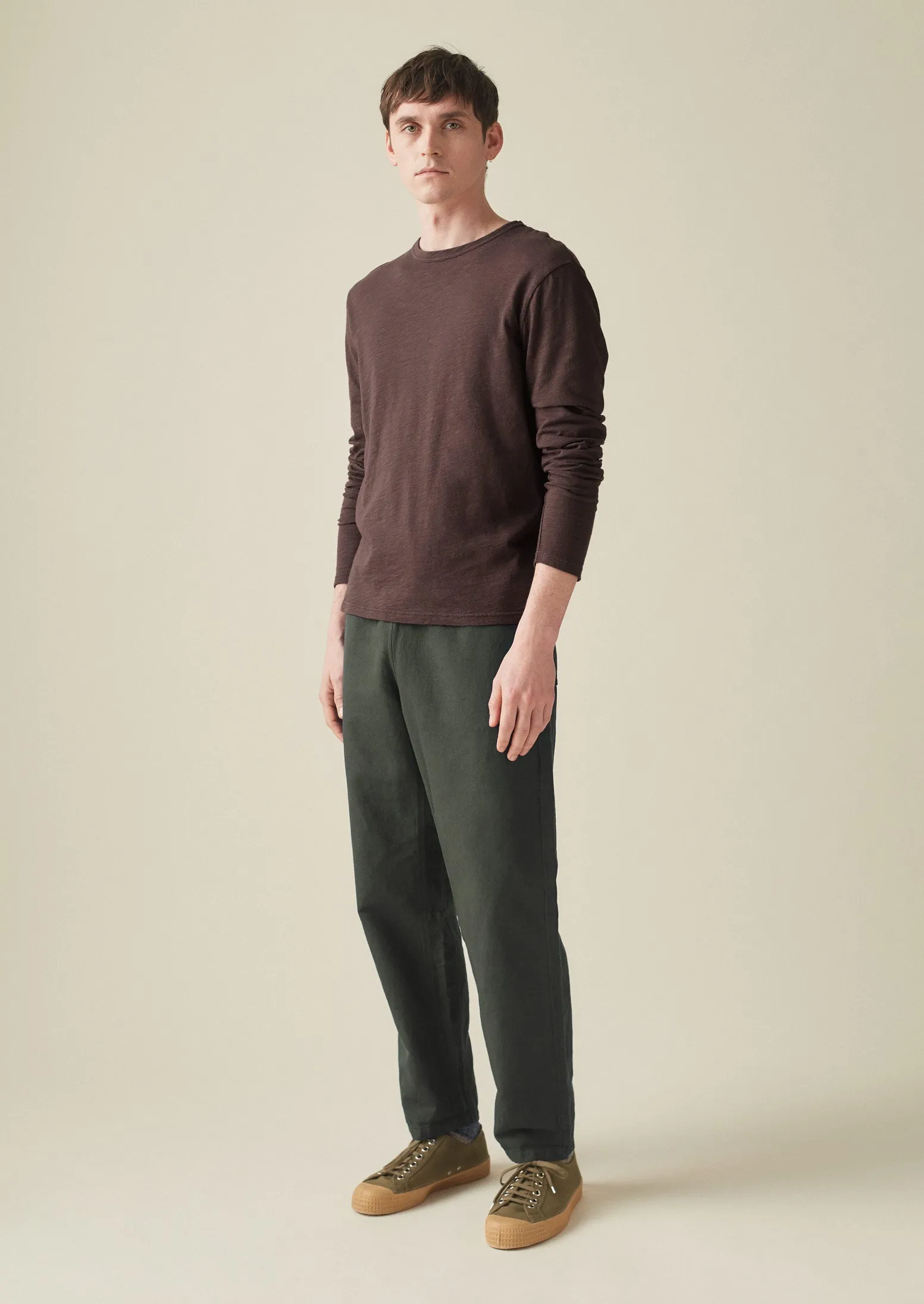 Frank Cotton Long Sleeve Tee | Hickory sold by TOAST product image thumbnail 2