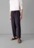 Alfie Garment Dyed Linen Trousers | Slate sold by TOAST