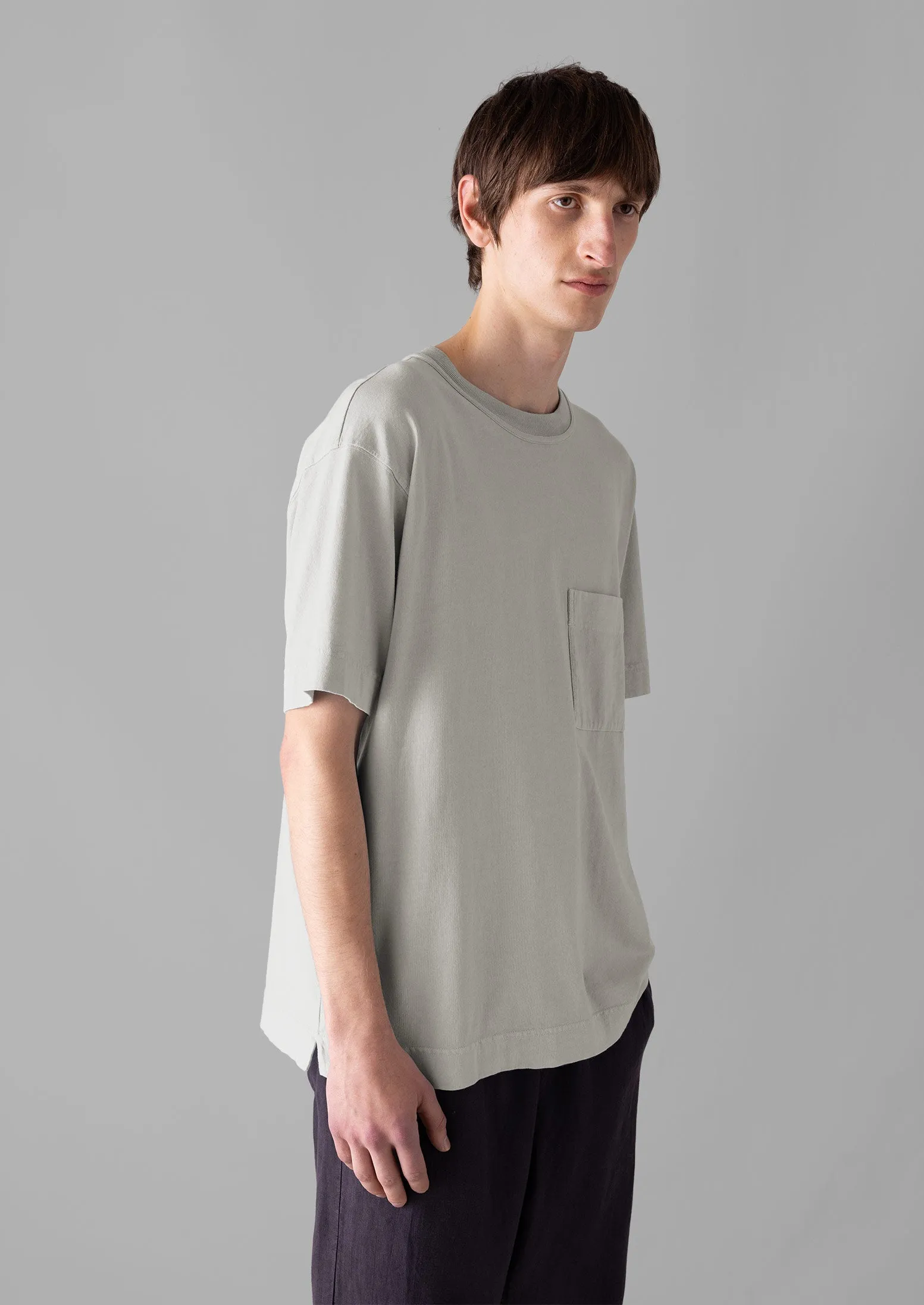 Mineral Dyed Organic Cotton Tee | Carbon sold by TOAST product image thumbnail 4