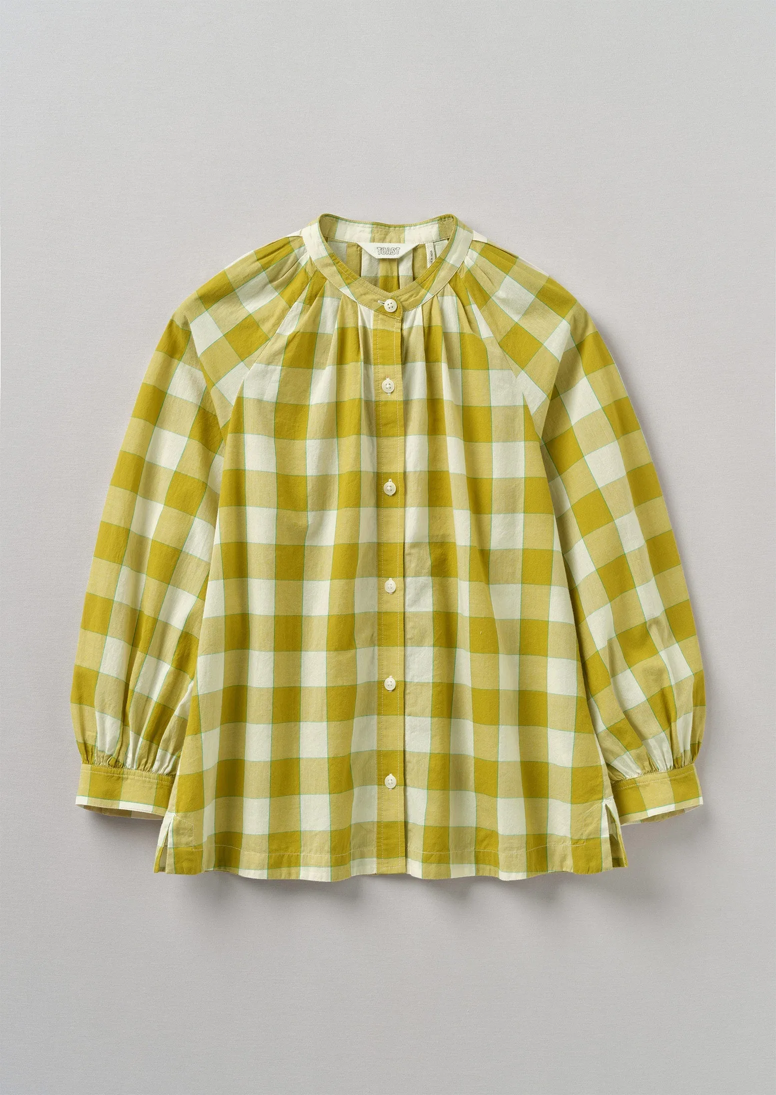 Gingham Check Cotton Shirt | Pomelo sold by TOAST