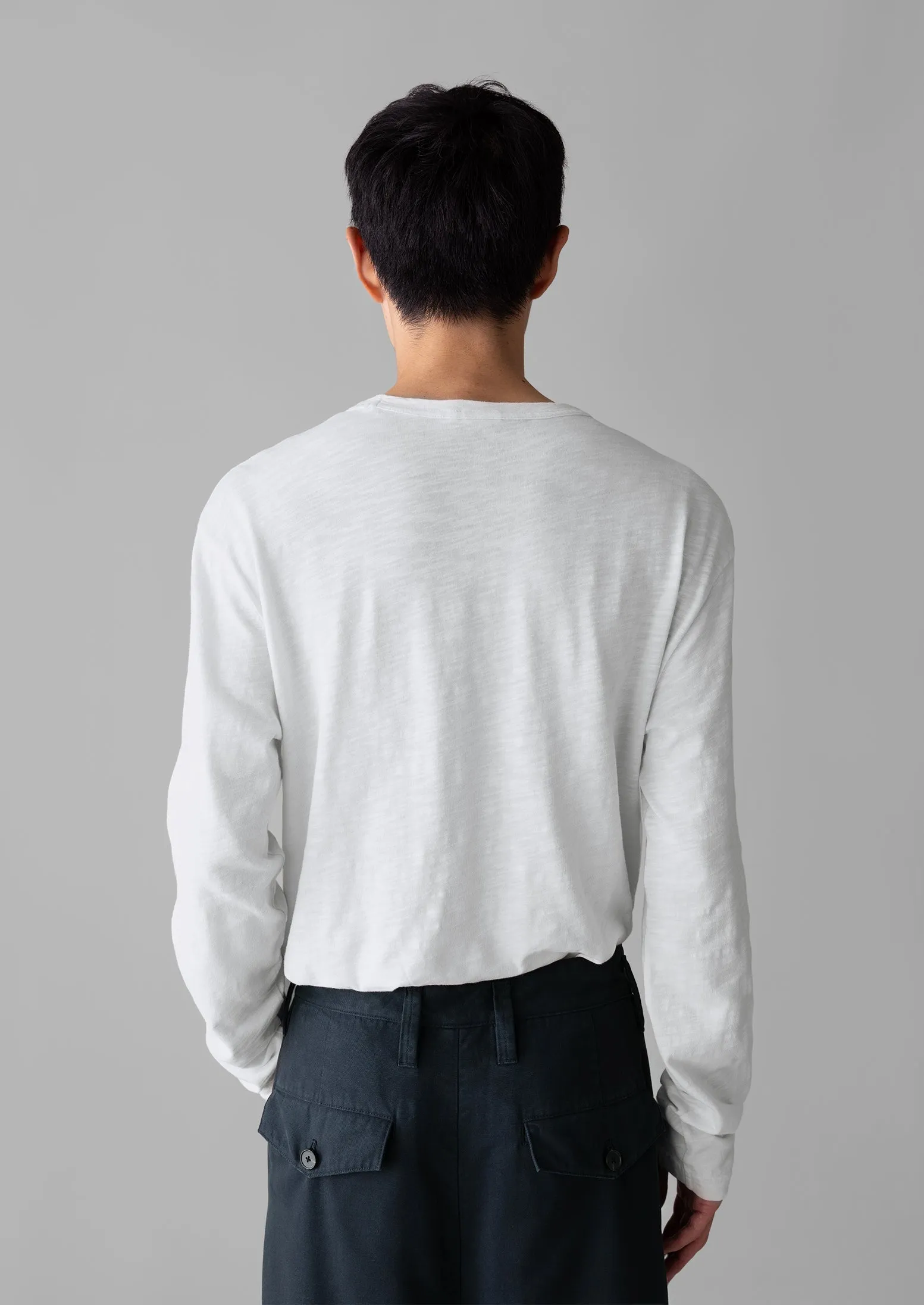 Frank Cotton Long Sleeve Tee | Chalk sold by TOAST product image thumbnail 5