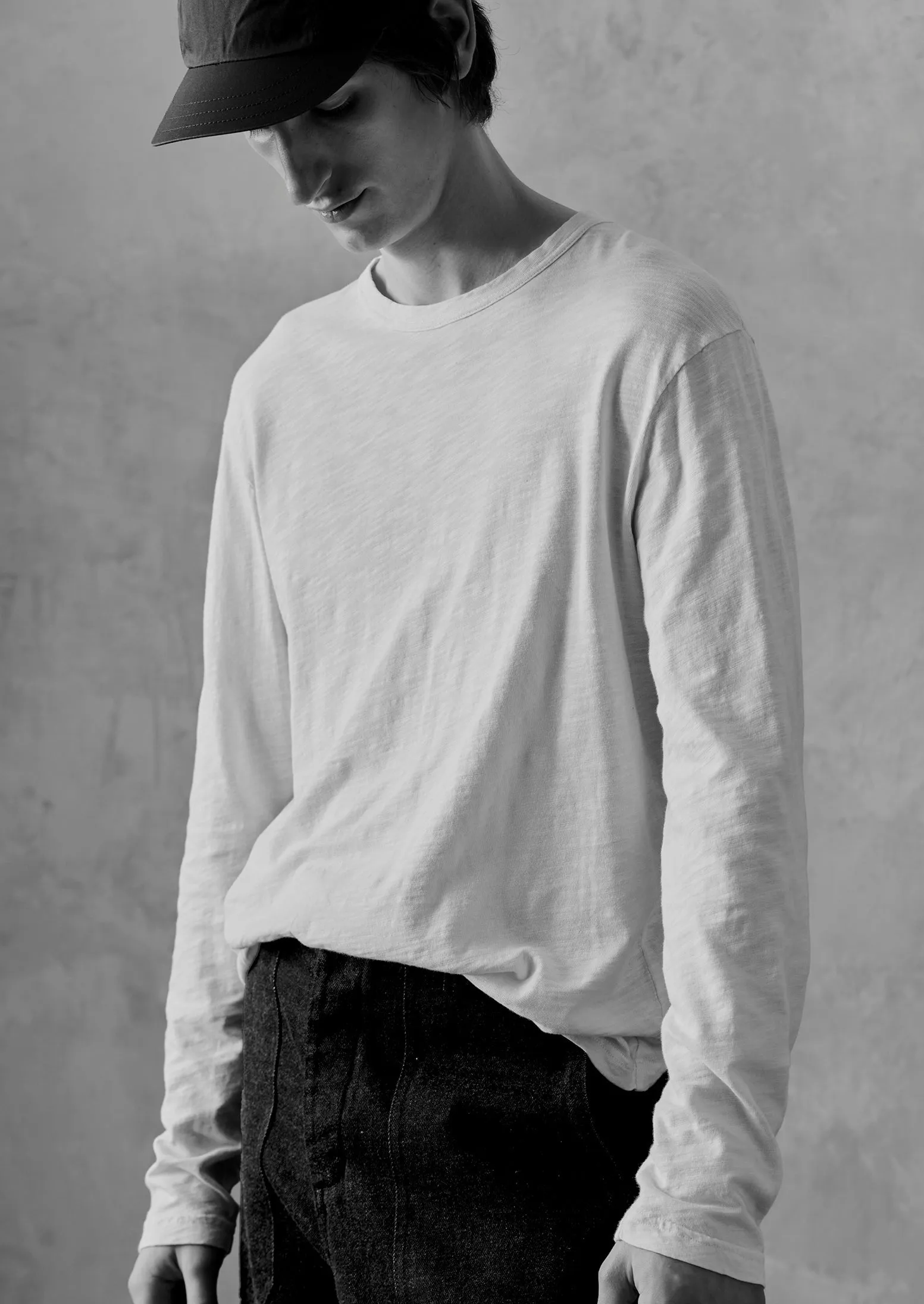 Frank Cotton Long Sleeve Tee | Chalk sold by TOAST product image thumbnail 2