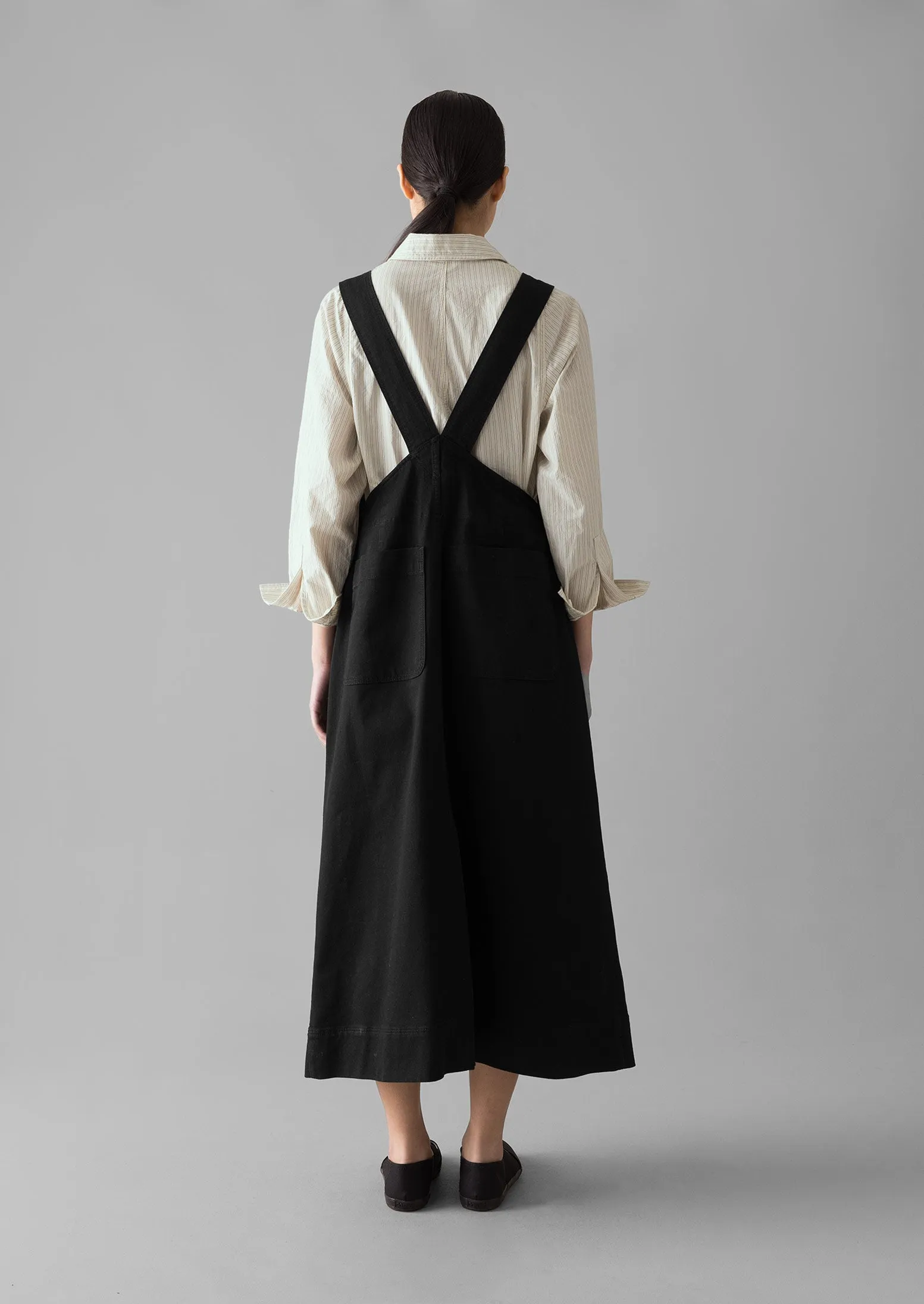 Denim Pinafore Dress | Black sold by TOAST product image thumbnail 4