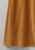 A Line Organic Cord Skirt | Toffee sold by TOAST