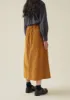 A Line Organic Cord Skirt | Toffee sold by TOAST
