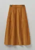 A Line Organic Cord Skirt | Toffee sold by TOAST