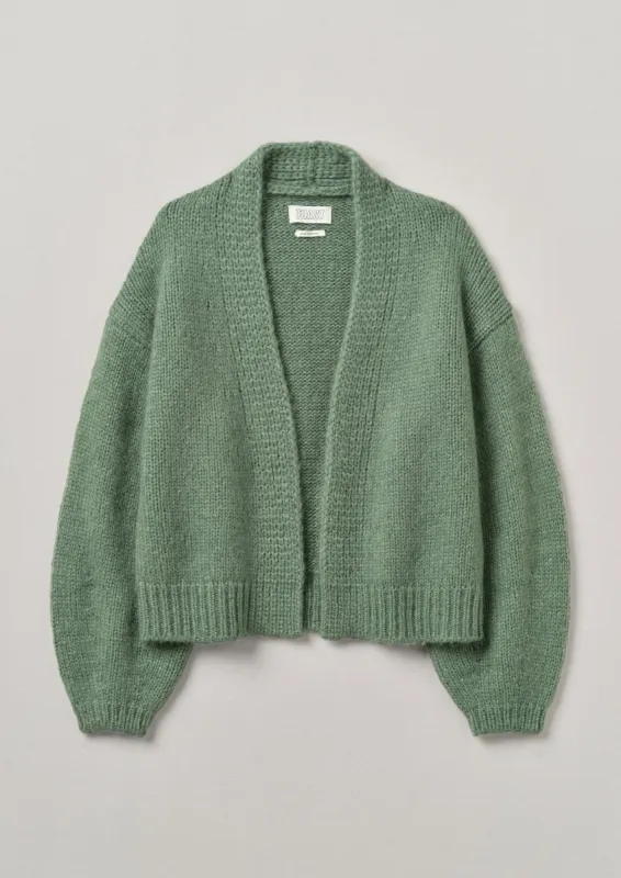Lofty Alpaca Blend Cardigan | Mint sold by TOAST