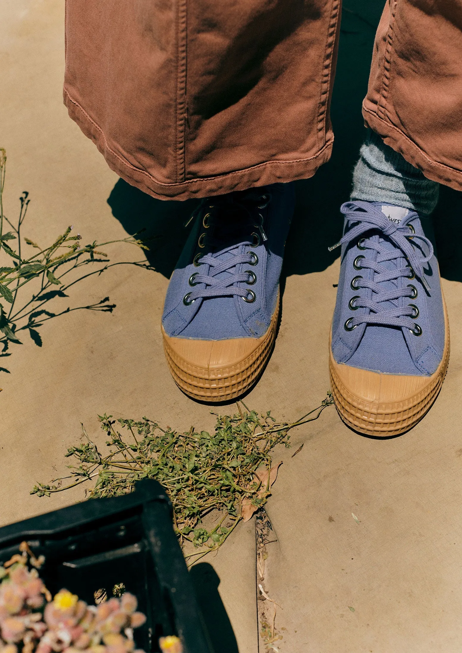 Novesta Star Master Plimsolls | Denim sold by TOAST product image thumbnail 2