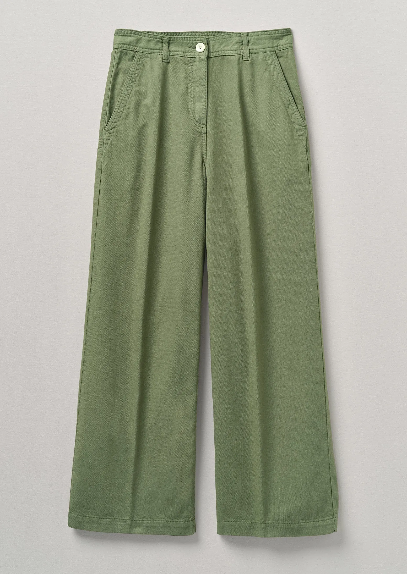 Garment Dyed Organic Denim Trousers | Willow sold by TOAST