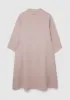 Renewed Garment Dyed Linen Shirt Dress Size M | Pink Smoke sold by TOAST