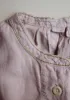 Renewed Garment Dyed Linen Shirt Dress Size M | Pink Smoke sold by TOAST