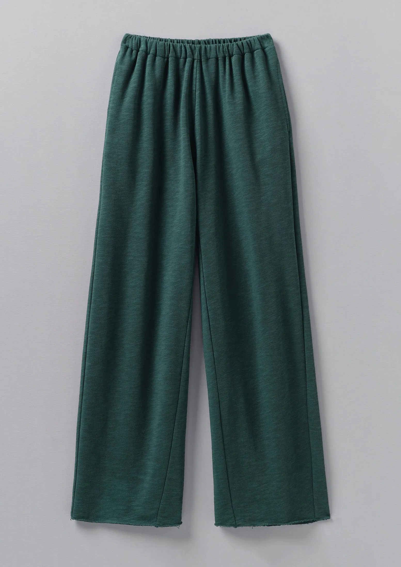 Loop Back Jersey Wide Leg Trousers | Puck sold by TOAST