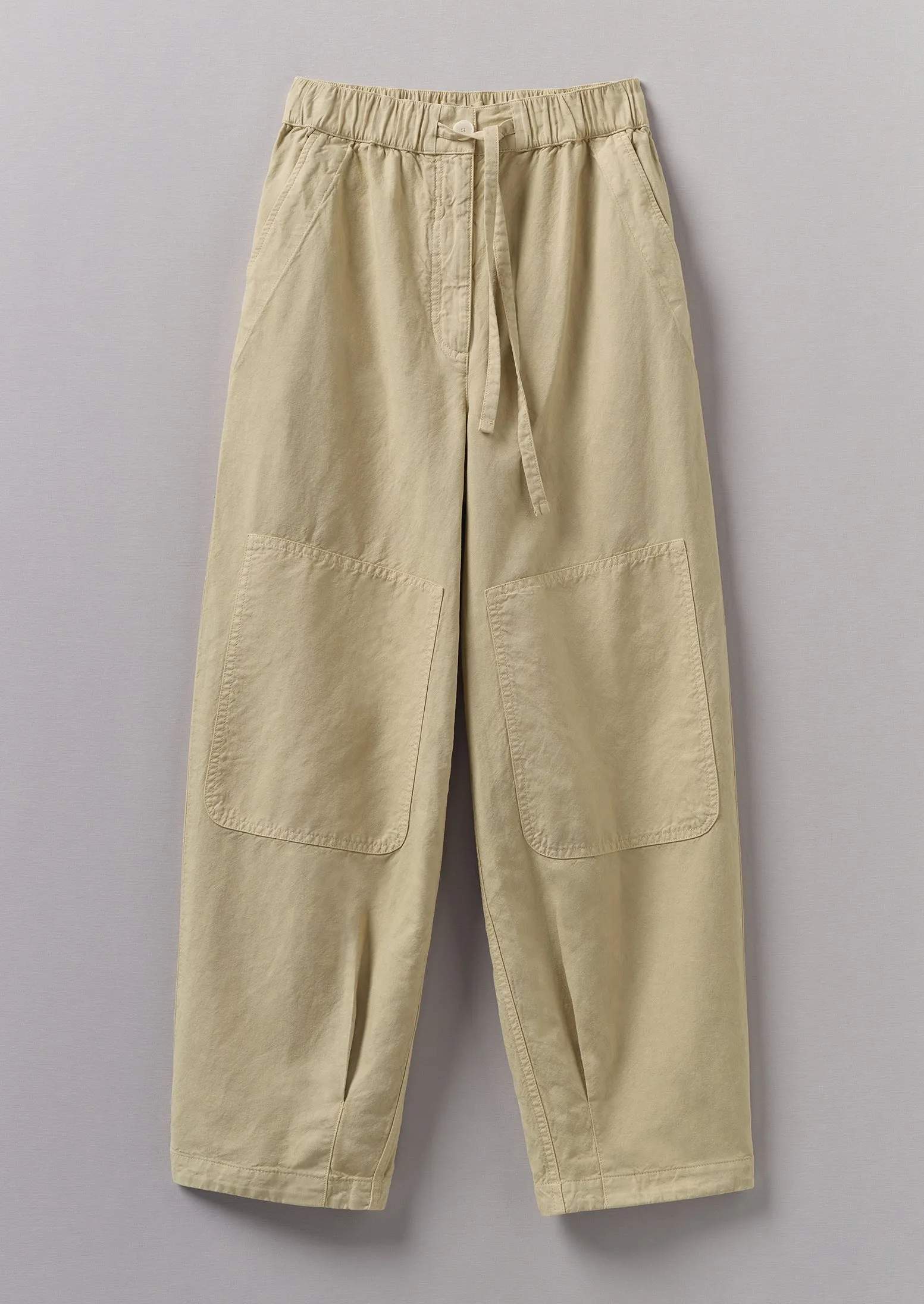 Garment Dyed Cotton Linen Canvas Trousers | Fallow sold by TOAST