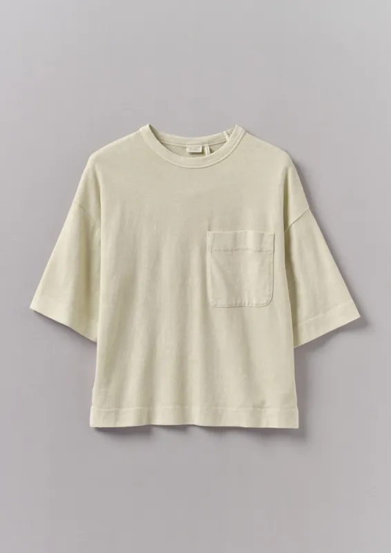 Mineral Dyed Cotton Boxy Tee | Soya sold by TOAST
